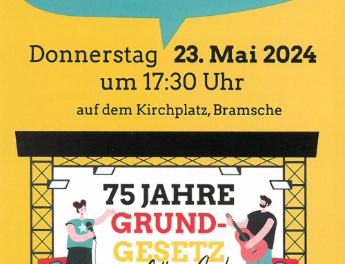 Feier zum Tag des Grundgesetzes in Bramsche