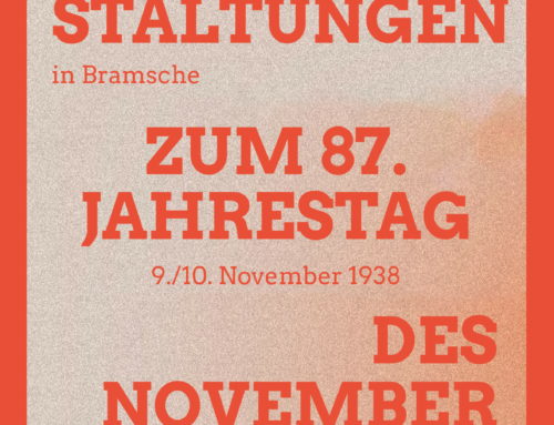 Veranstaltungen zum 87. Jahrestag des November Pogroms